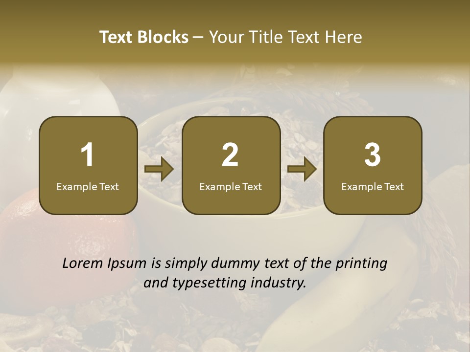 Diet Yogurt Cargo PowerPoint Template