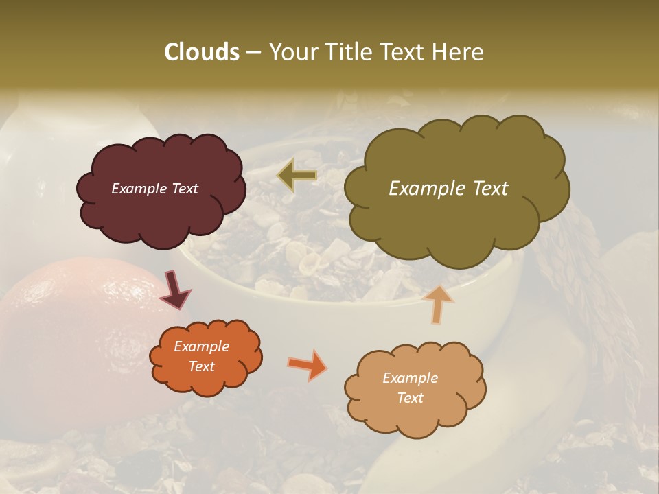 Diet Yogurt Cargo PowerPoint Template