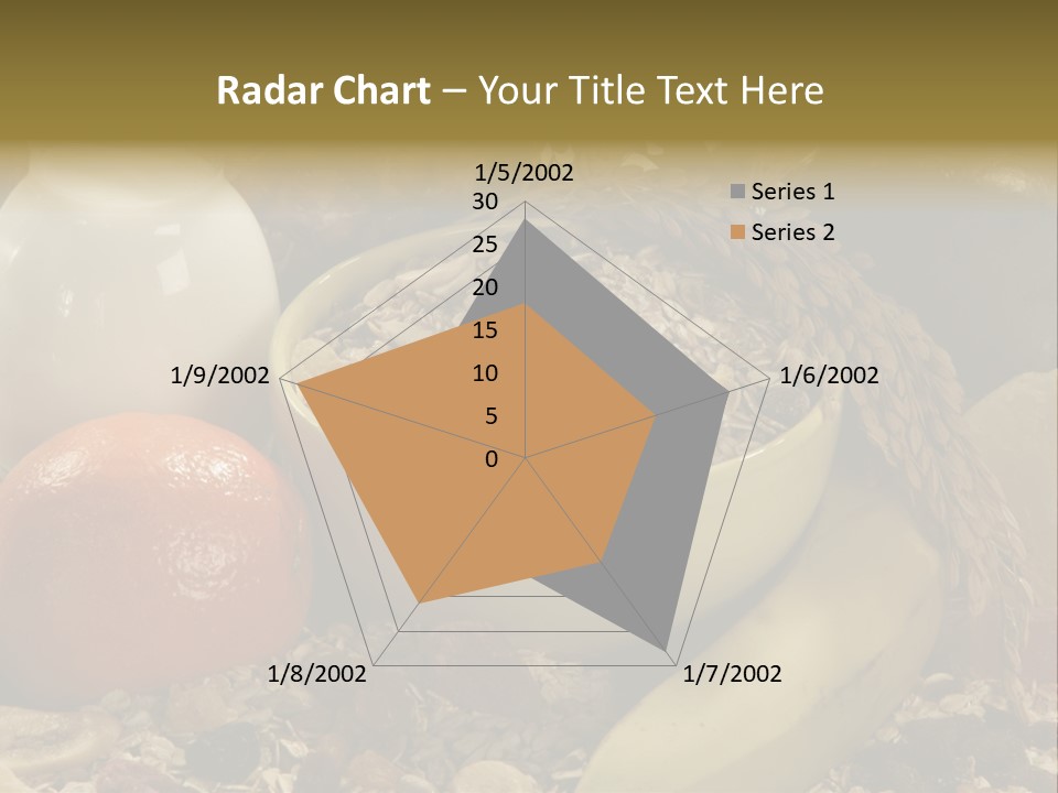 Diet Yogurt Cargo PowerPoint Template
