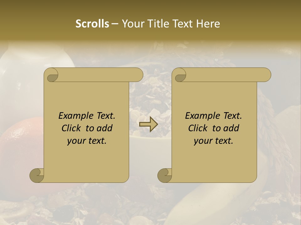 Diet Yogurt Cargo PowerPoint Template