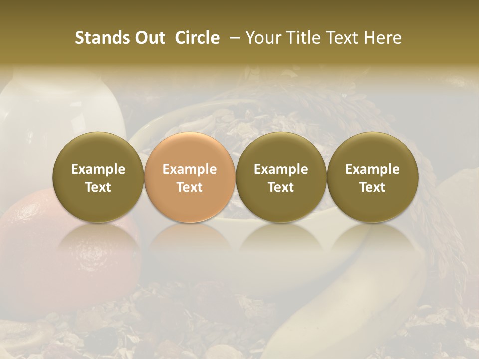 Diet Yogurt Cargo PowerPoint Template