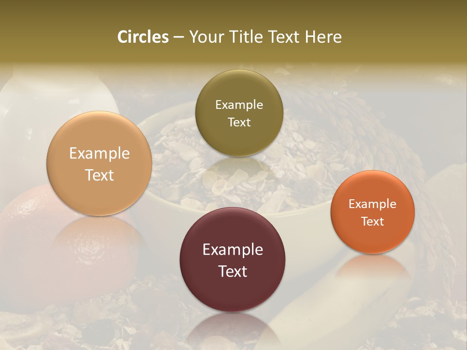 Diet Yogurt Cargo PowerPoint Template