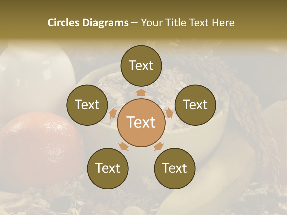 Diet Yogurt Cargo PowerPoint Template