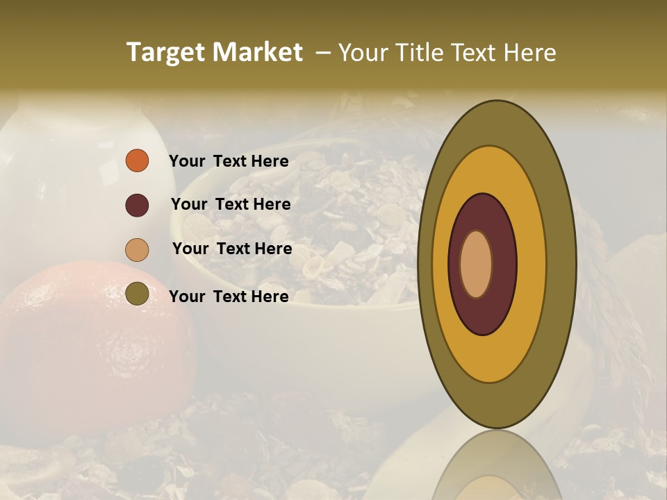 Diet Yogurt Cargo PowerPoint Template