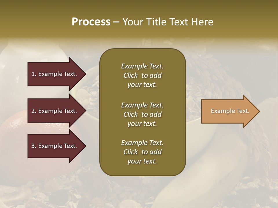 Diet Yogurt Cargo PowerPoint Template
