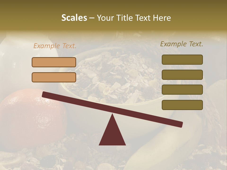 Diet Yogurt Cargo PowerPoint Template