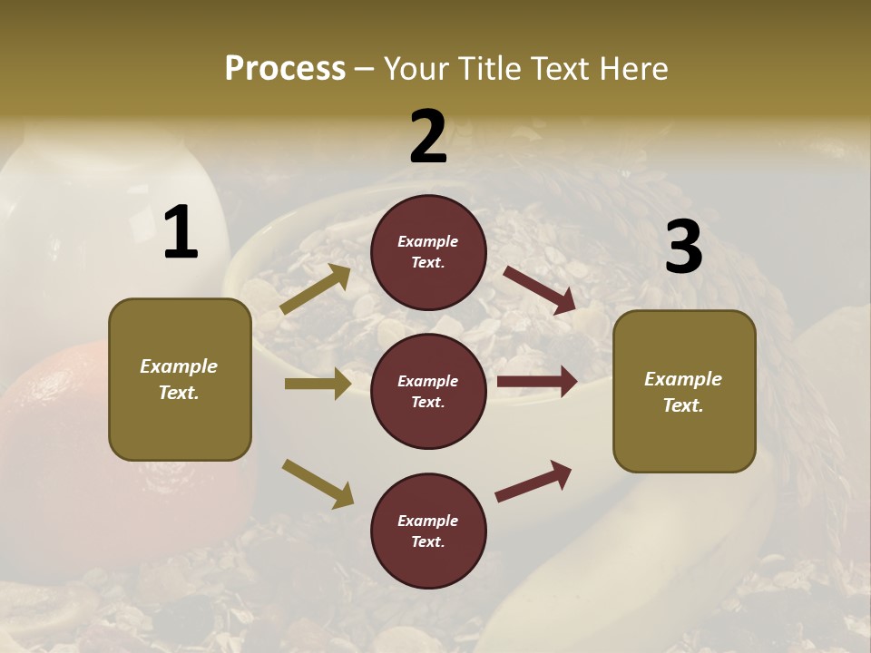 Diet Yogurt Cargo PowerPoint Template