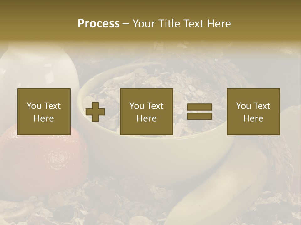 Diet Yogurt Cargo PowerPoint Template