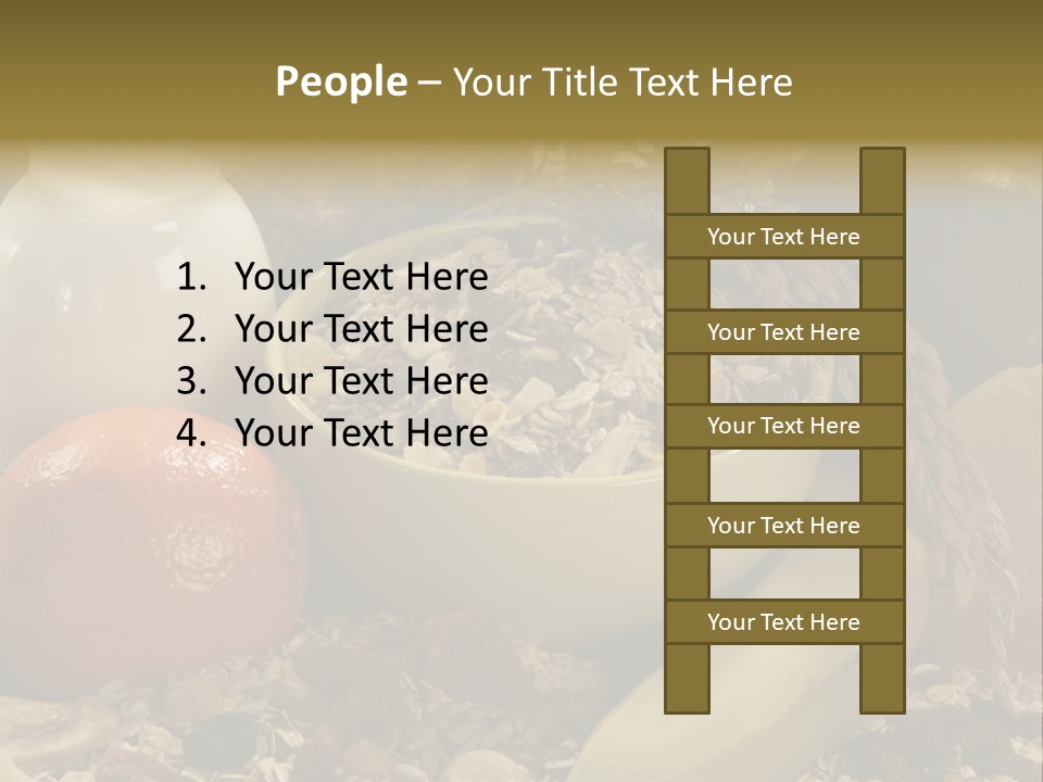 Diet Yogurt Cargo PowerPoint Template