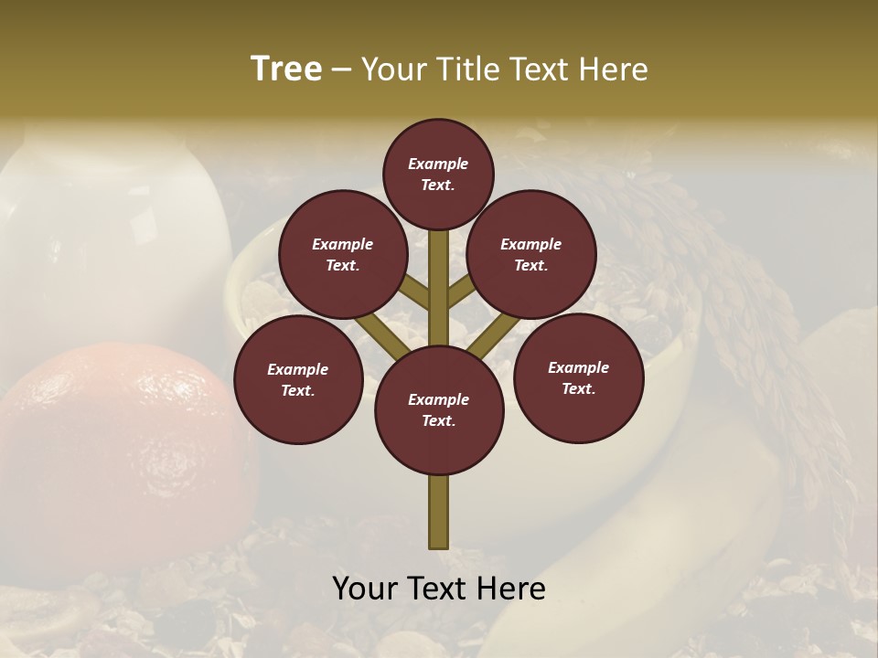 Diet Yogurt Cargo PowerPoint Template