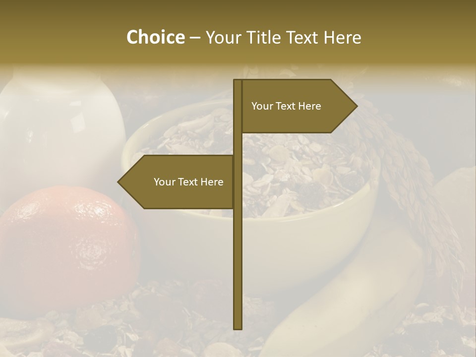 Diet Yogurt Cargo PowerPoint Template