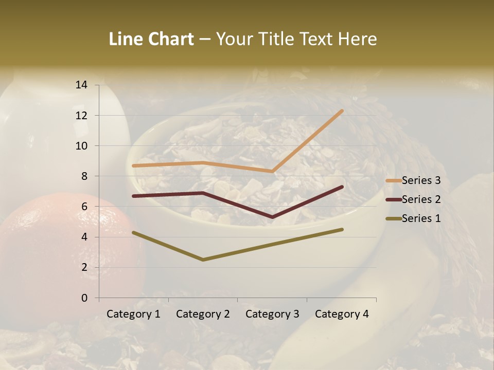 Diet Yogurt Cargo PowerPoint Template