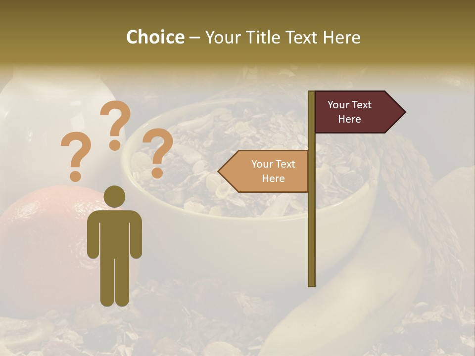 Diet Yogurt Cargo PowerPoint Template