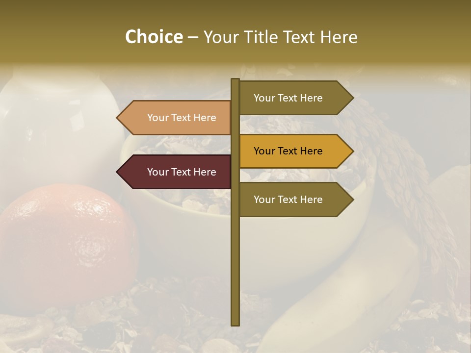 Diet Yogurt Cargo PowerPoint Template