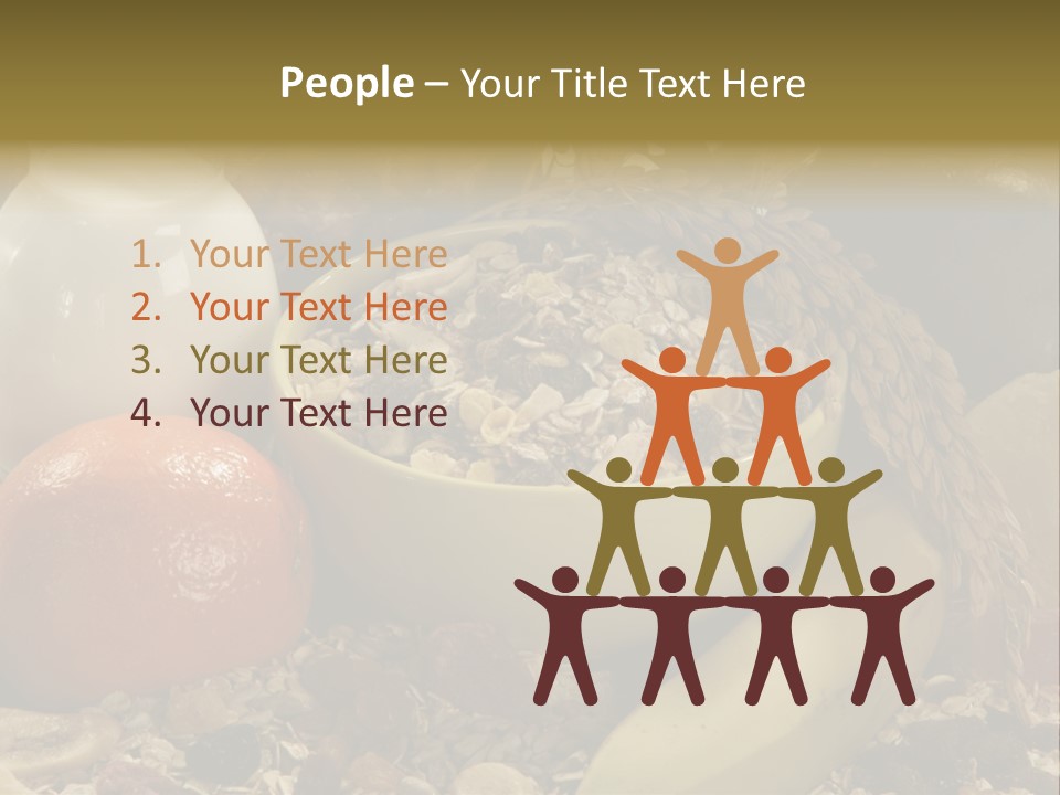 Diet Yogurt Cargo PowerPoint Template