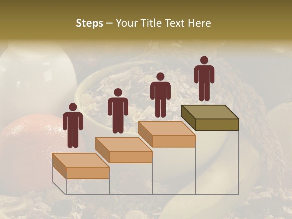 Diet Yogurt Cargo PowerPoint Template