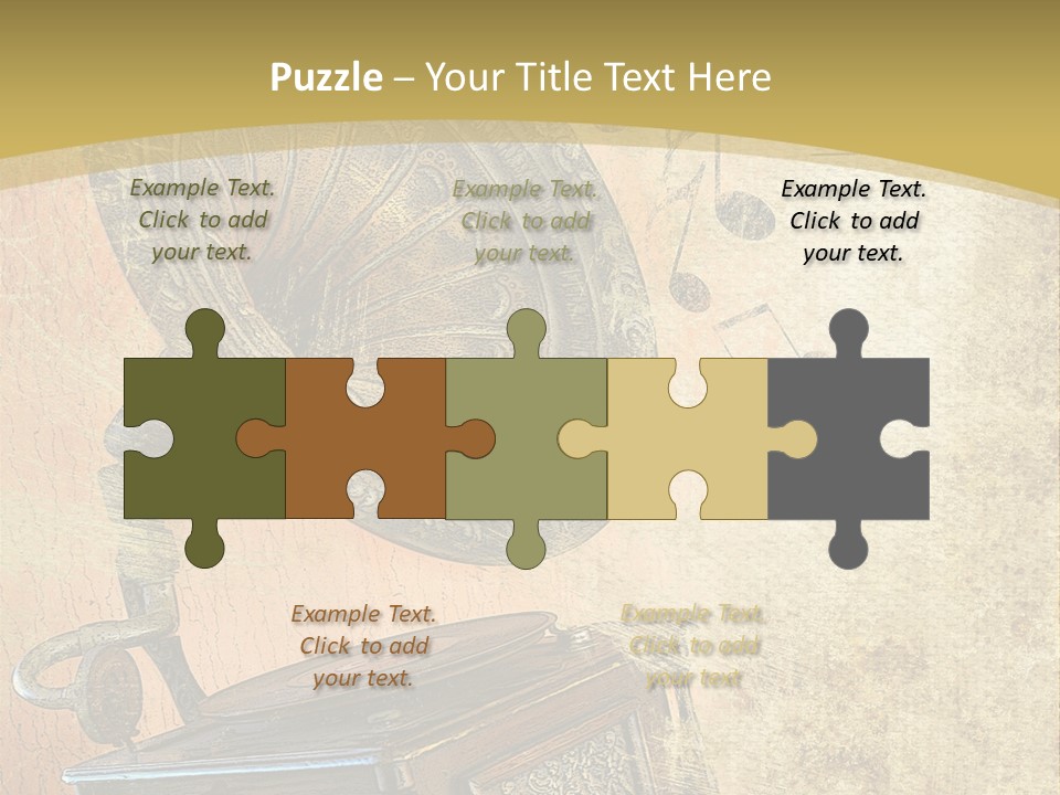 Drawing Sound Cover PowerPoint Template