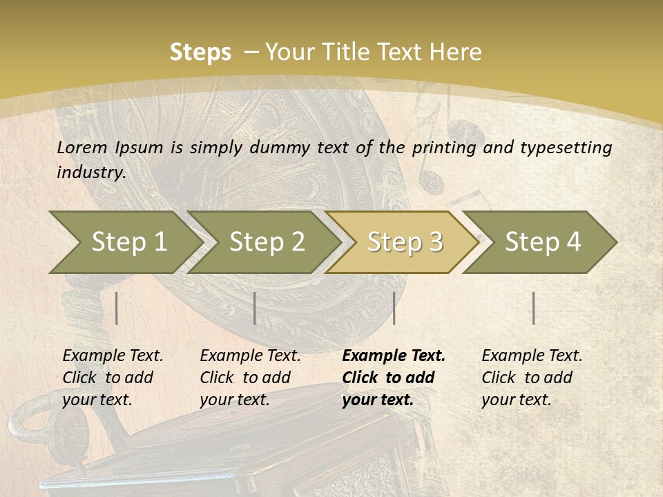 Drawing Sound Cover PowerPoint Template