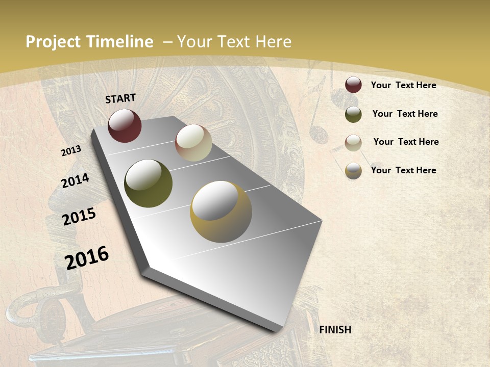 Drawing Sound Cover PowerPoint Template