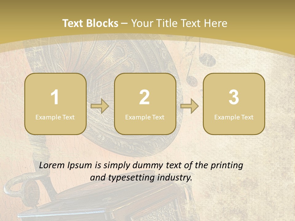 Drawing Sound Cover PowerPoint Template