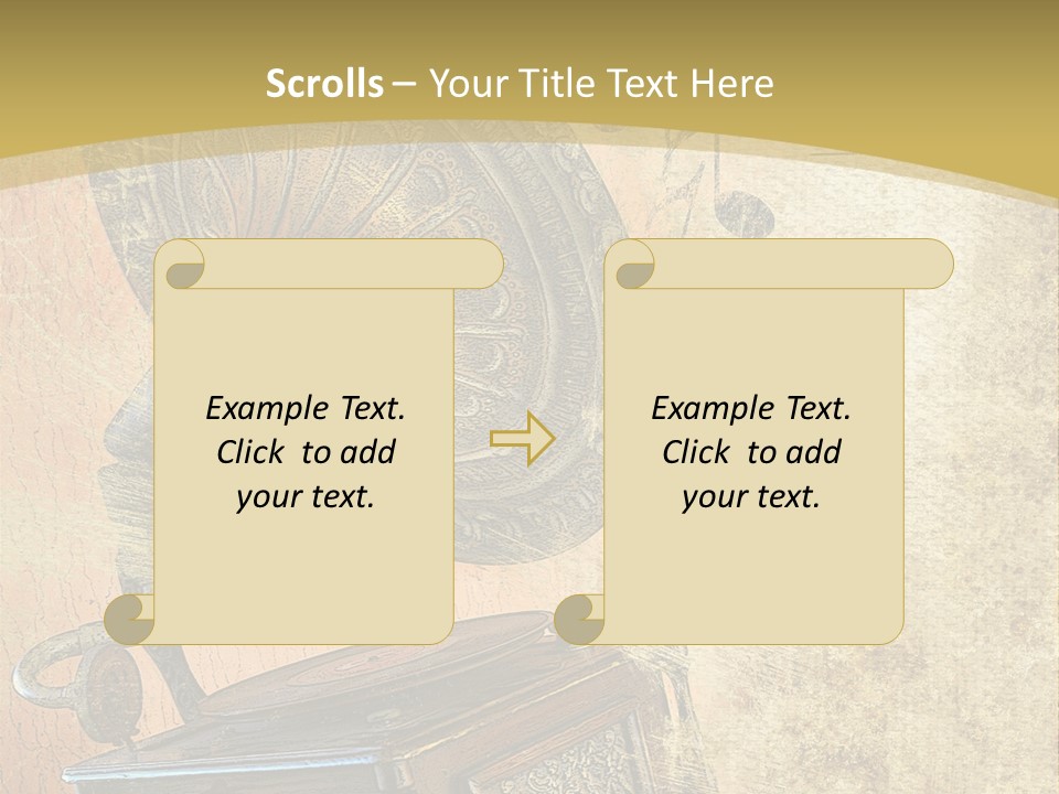 Drawing Sound Cover PowerPoint Template