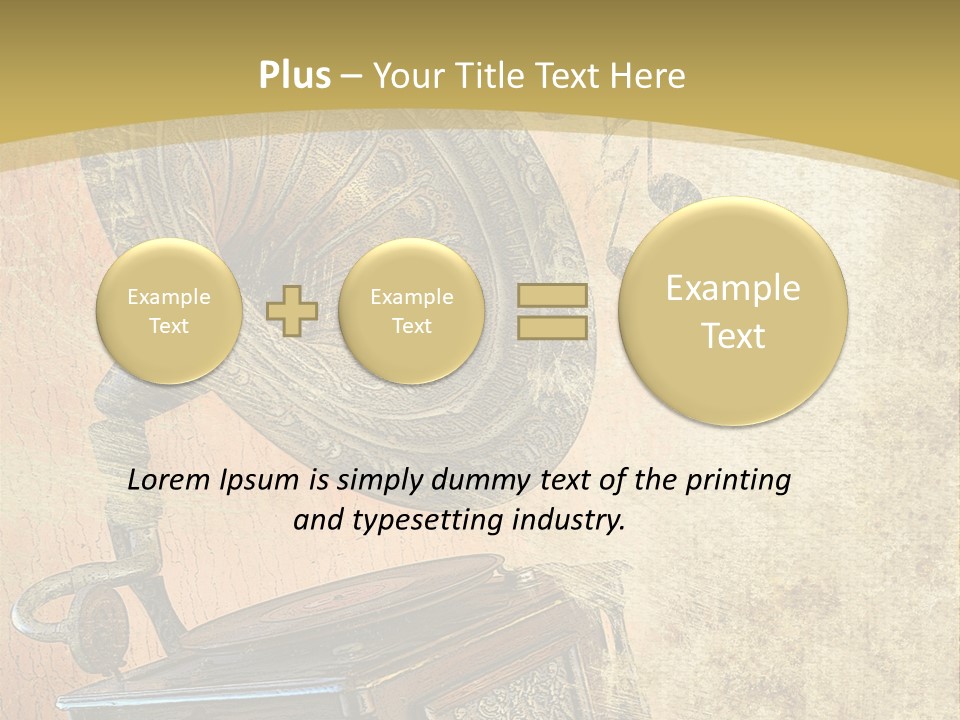 Drawing Sound Cover PowerPoint Template