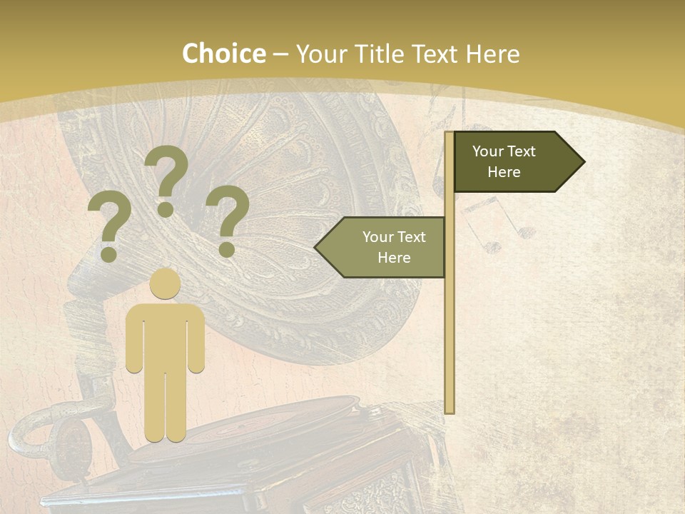 Drawing Sound Cover PowerPoint Template