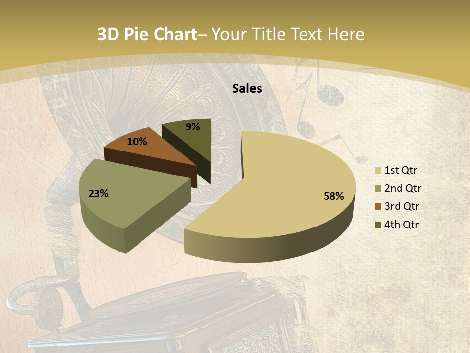 Drawing Sound Cover PowerPoint Template