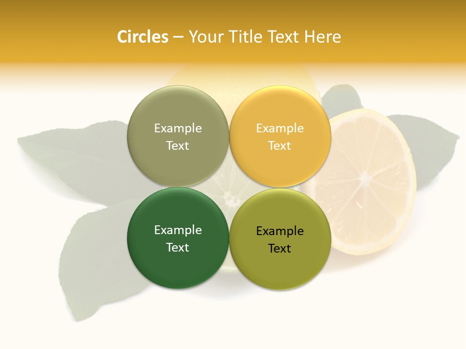Lemon Fruit Citrus PowerPoint Template