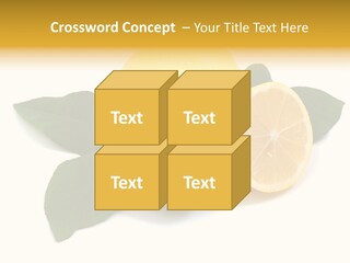 Lemon Fruit Citrus PowerPoint Template