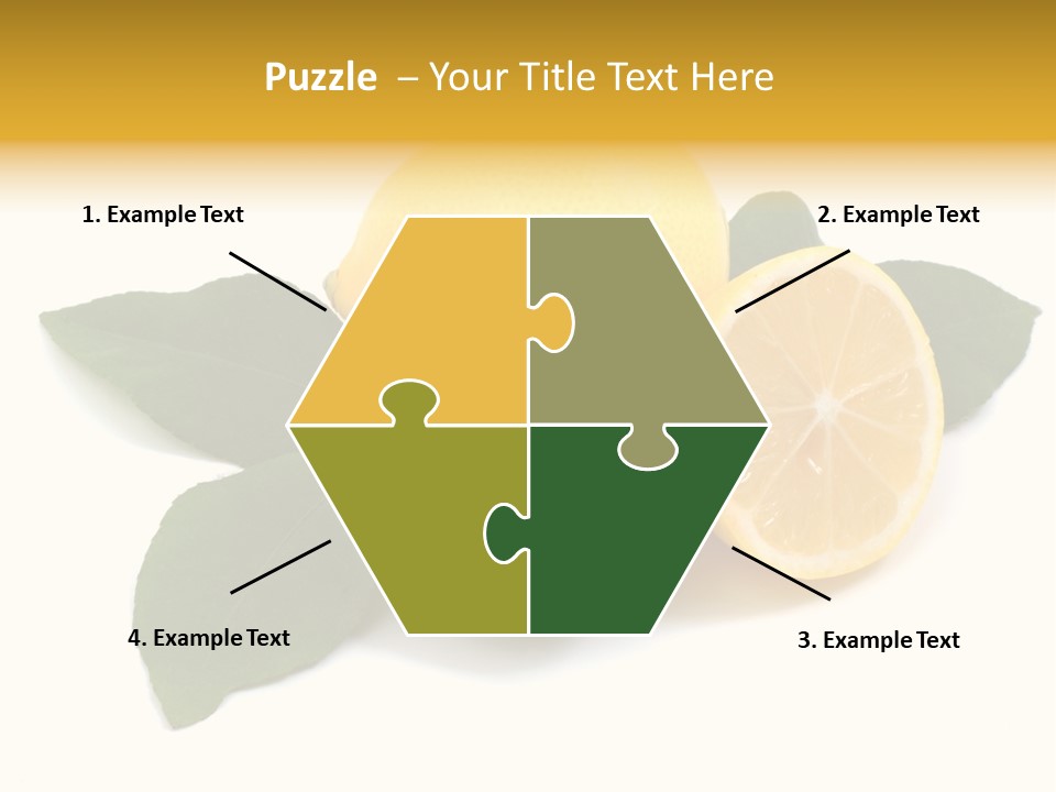 Lemon Fruit Citrus PowerPoint Template