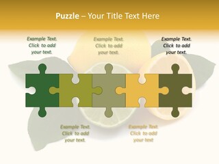 Lemon Fruit Citrus PowerPoint Template