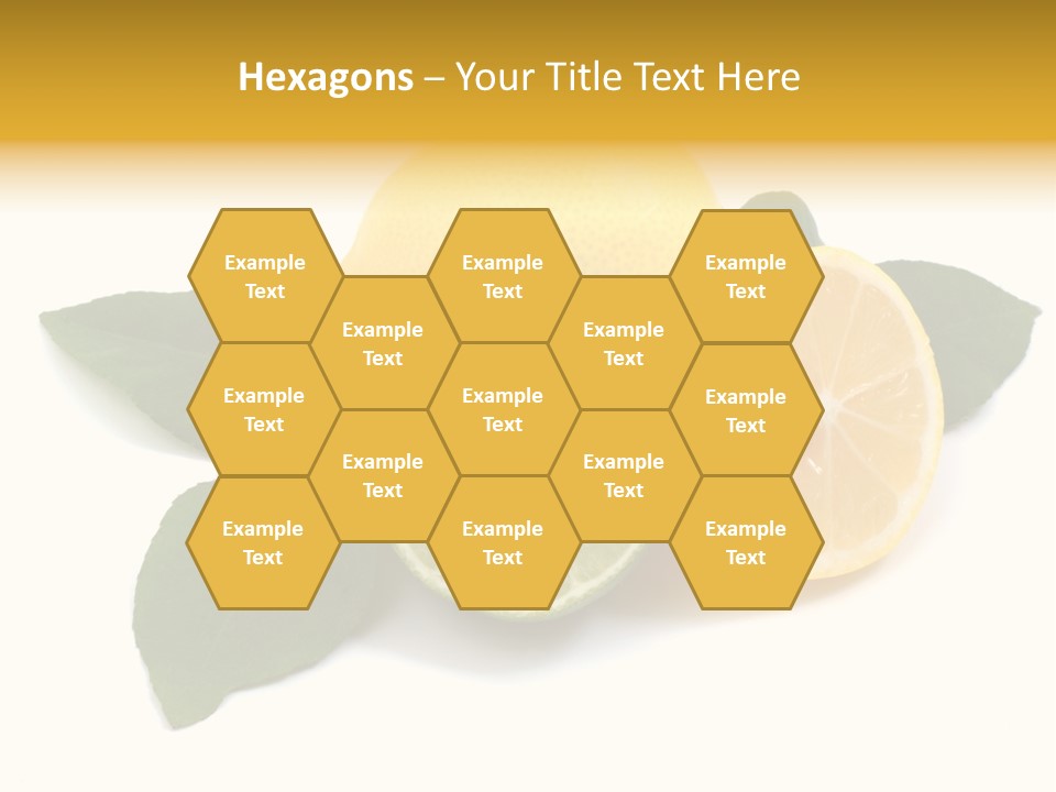 Lemon Fruit Citrus PowerPoint Template