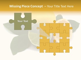 Lemon Fruit Citrus PowerPoint Template