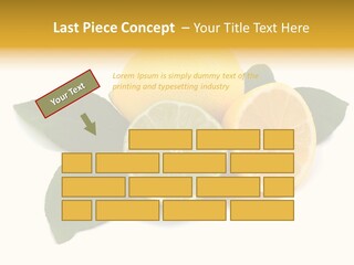 Lemon Fruit Citrus PowerPoint Template