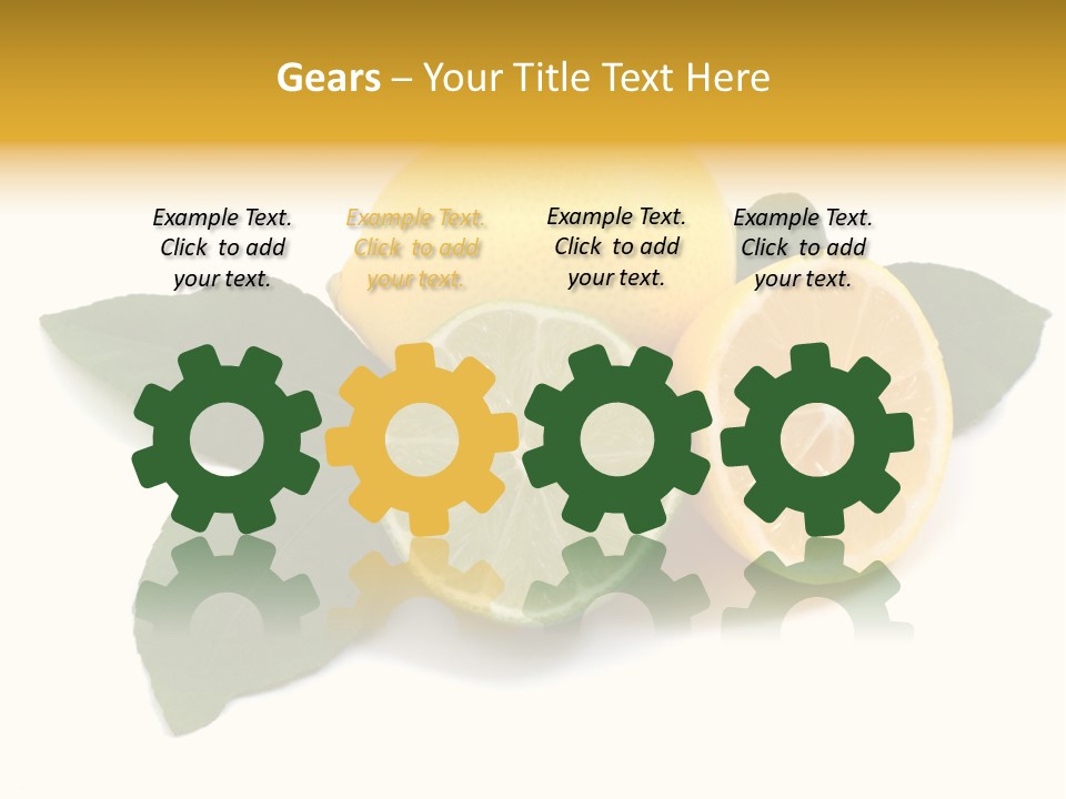 Lemon Fruit Citrus PowerPoint Template