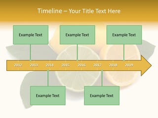 Lemon Fruit Citrus PowerPoint Template