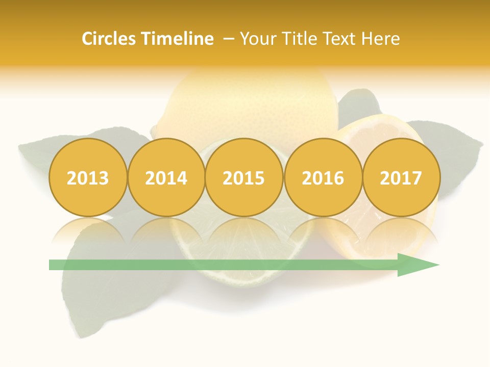 Lemon Fruit Citrus PowerPoint Template