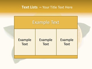 Lemon Fruit Citrus PowerPoint Template