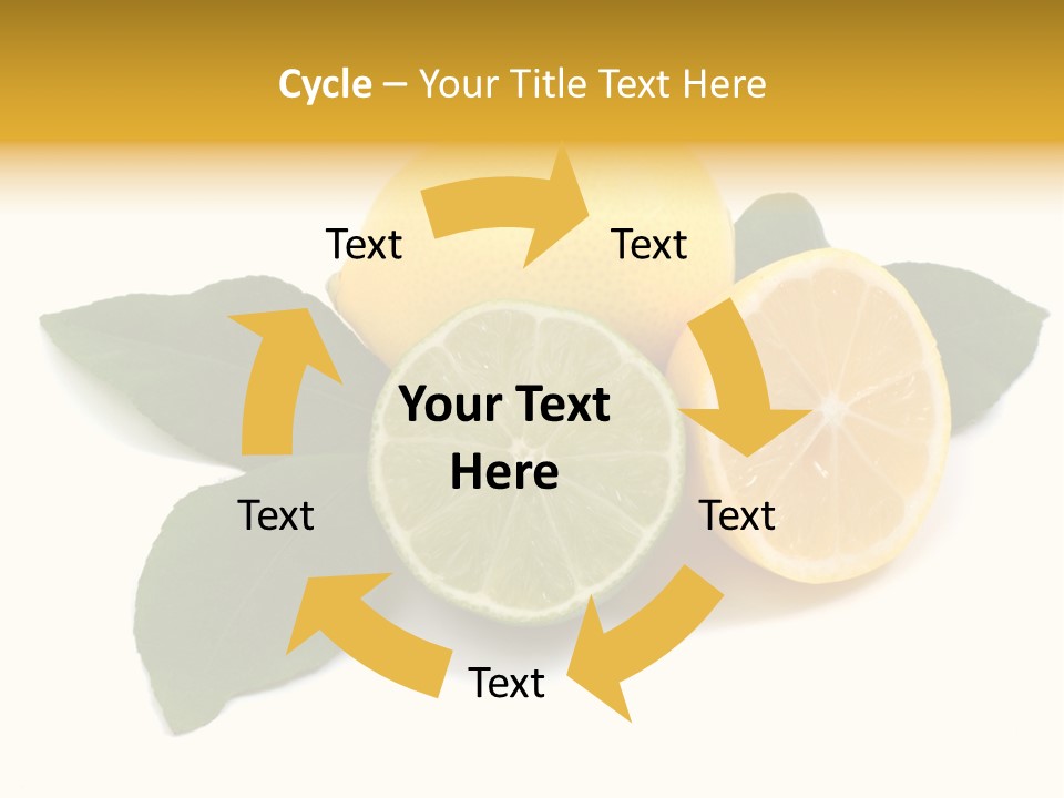Lemon Fruit Citrus PowerPoint Template
