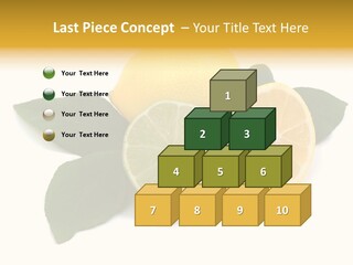 Lemon Fruit Citrus PowerPoint Template