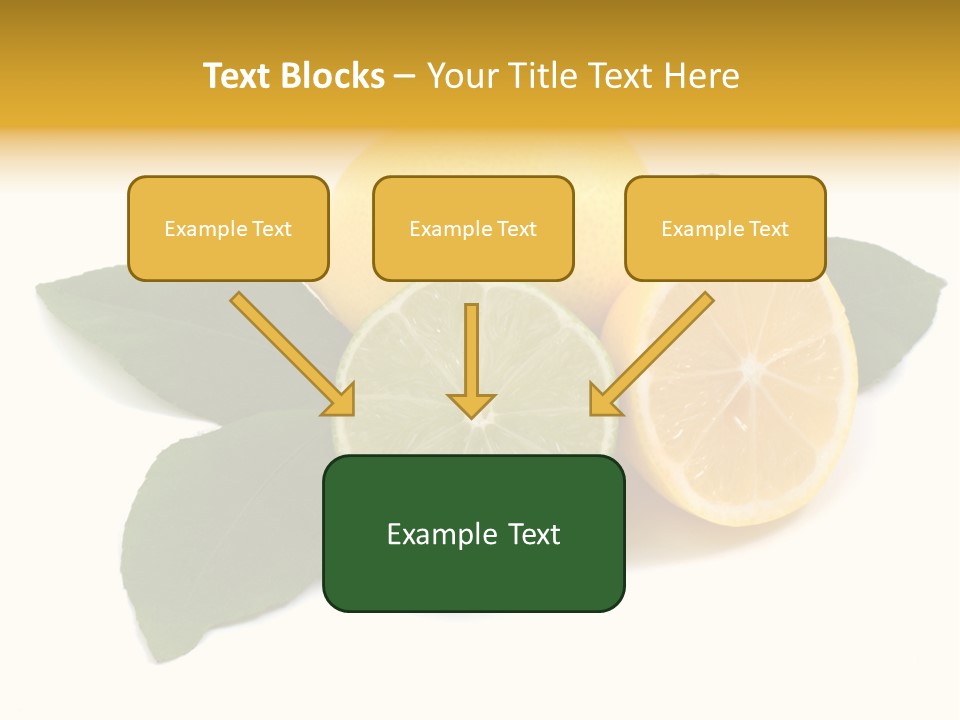 Lemon Fruit Citrus PowerPoint Template