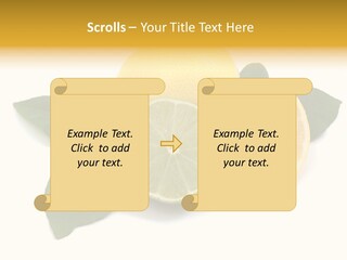 Lemon Fruit Citrus PowerPoint Template