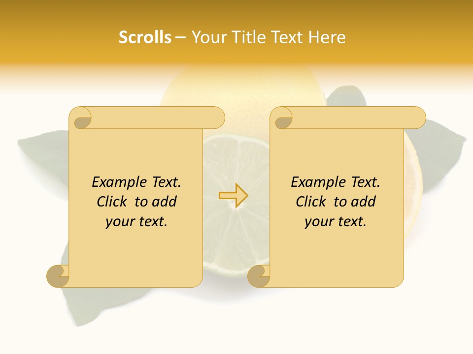 Lemon Fruit Citrus PowerPoint Template