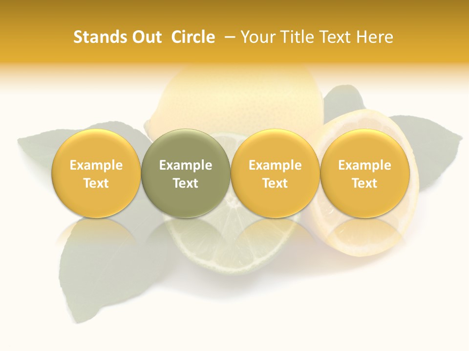 Lemon Fruit Citrus PowerPoint Template