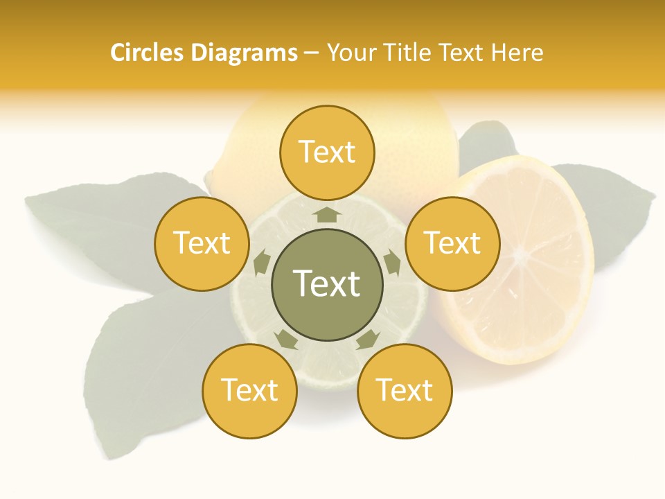 Lemon Fruit Citrus PowerPoint Template