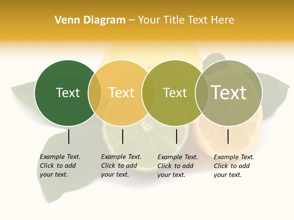 Lemon Fruit Citrus PowerPoint Template