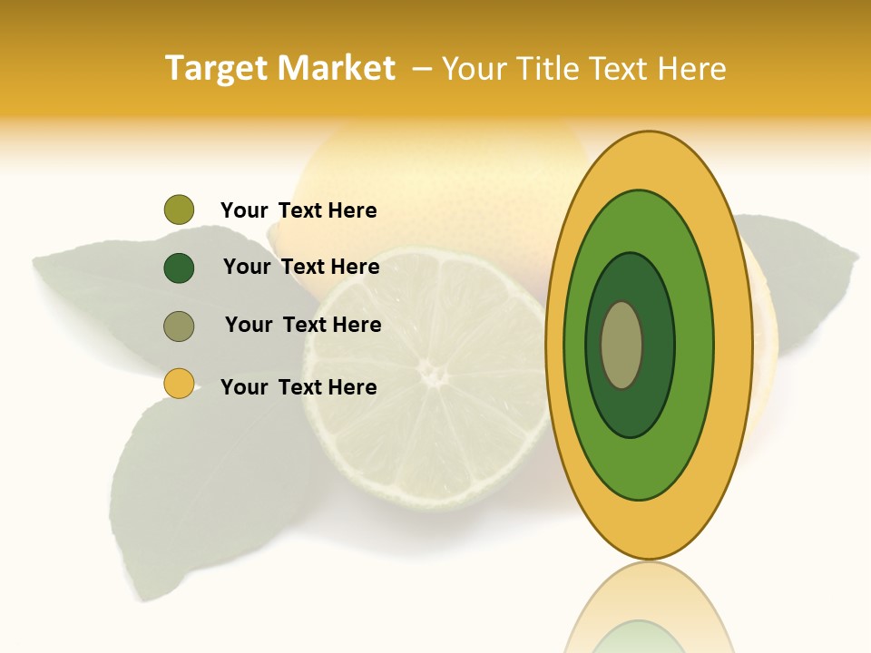 Lemon Fruit Citrus PowerPoint Template