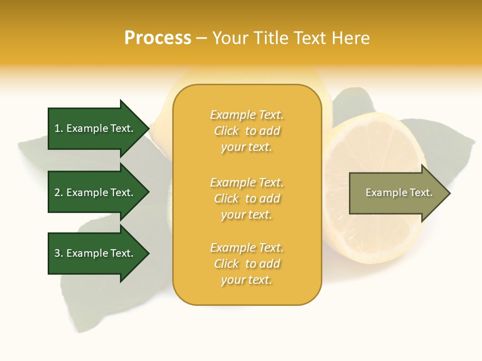 Lemon Fruit Citrus PowerPoint Template
