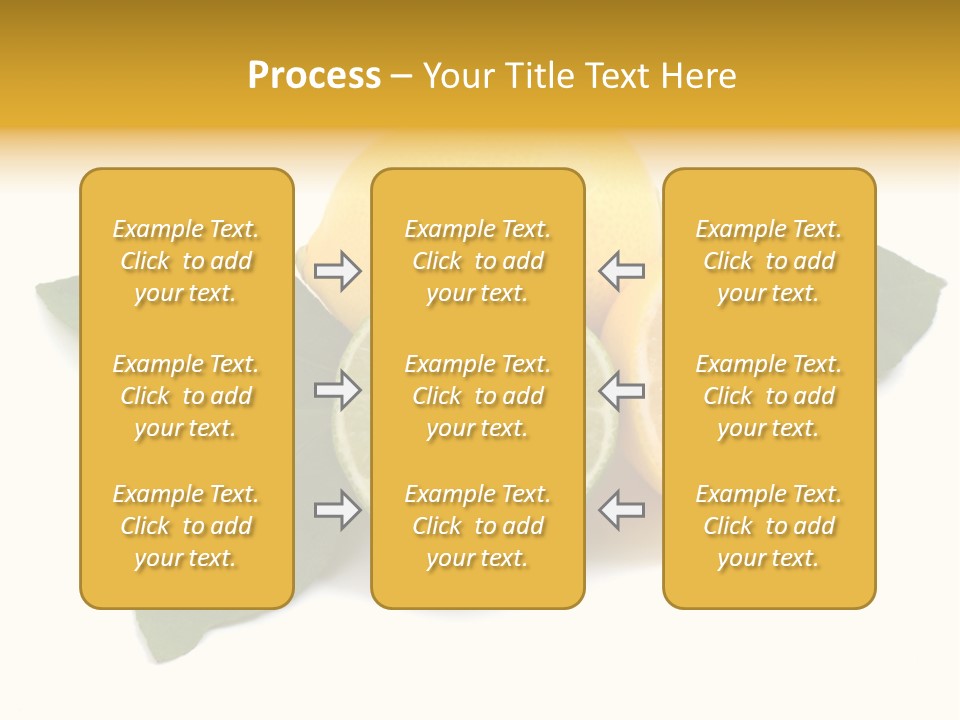 Lemon Fruit Citrus PowerPoint Template